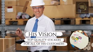 Custom Bumper Sticker | Customizable Bumper Sticker | Multiple Sizes and Quantities | 20 Fonts | 10 Background Colors | Easy to Personalize (15-Inch by 4.5-Inch, Blue)