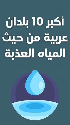 620K views · 5.7K reactions | أكبر 10 بلدان عربية من حيث المياه العذبة #explore | Slow Mow | Facebook