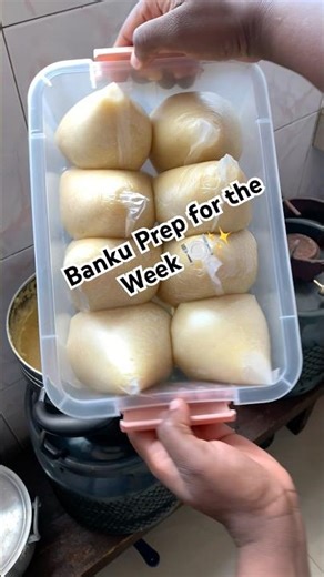 Weekly Banku Prep 🍽️ #youtubeshorts #food #cooking #hostelcooking #foodie #africanfood