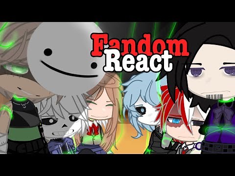 Fandoms React//Dream//Dream smp//gacha club//gacha purple Galaxy