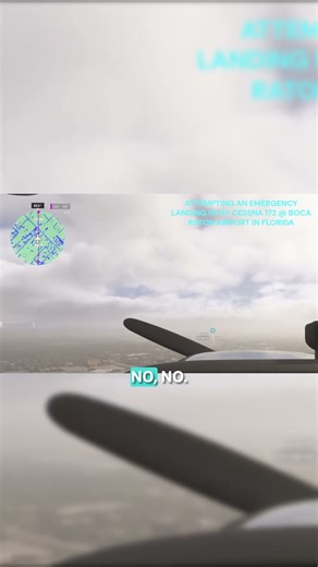 Crashing while simulating an engine failure