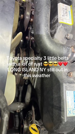 2000 Toyota 4 runner drive belts replacement #drivebelt #mechanicsoftiktok #longislandnewyork #mobilemechanic #toyota4runner