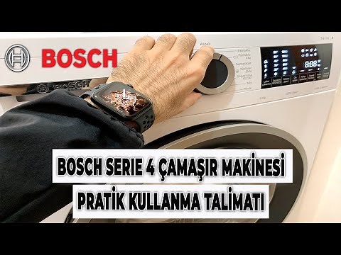 Bosch Serie / 4 Washing Machine 9 kg. 1200 rpm. / Bosch WGA142X0TR / Practical User Instructions