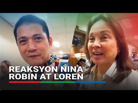 What Loren, Robin said a day after NBI tried to arrest Bato, Senate coup | ABS-CBN News