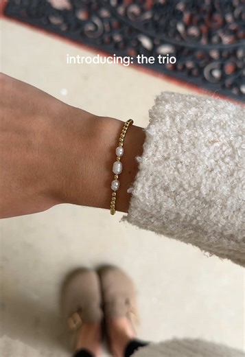 Trio Pearl Bead Bracelet Design Launching Soon