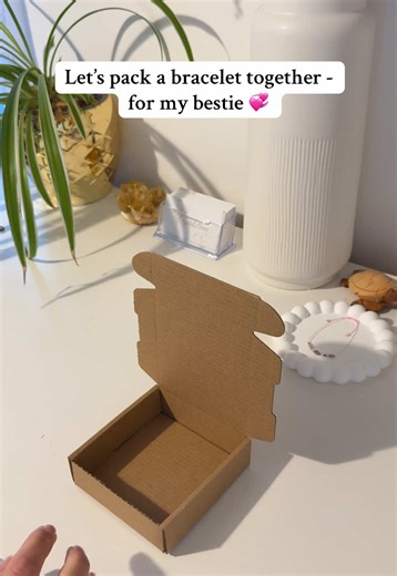 Packing love and positive energy 💞 This one’s for my best friend, made with care and intention ✨ The Friendship Glow bracelet is handmade from natural stones, crafted to inspire connection and warmth 💫 #crystalbrace #bffbracelet #friendshipglow #asmrpackingorders #packwithme