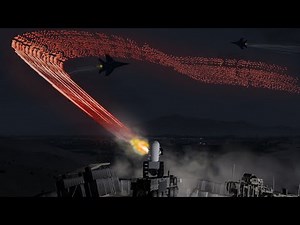 MiG-29 in Action vs C-RAM - Phalanx CIWS - Tracer Firing - Simulation - ArmA 3