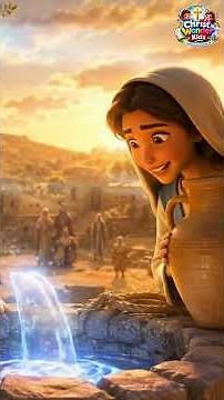 Jesus Meets the Samaritan Woman at Jacob’s Well 🌿 | Bible Short | Christ Wonder Kids