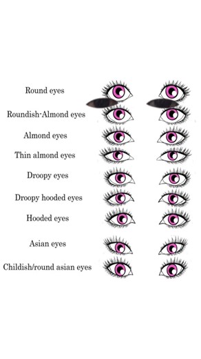 Thin Almond Eyes 😁