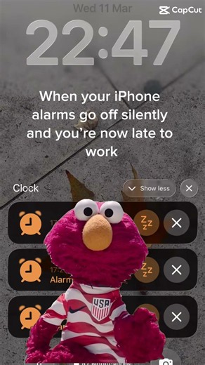 POV: your iPhone alarms went off silently and you don’t know how to fix it
