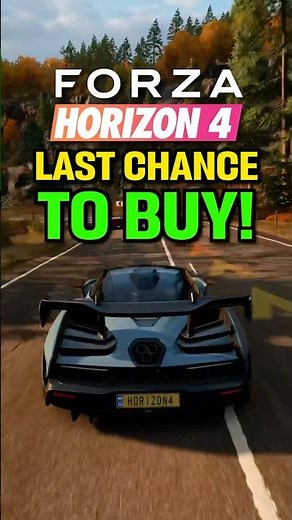 This is Your LAST CHANCE To Get Forza Horizon 4…