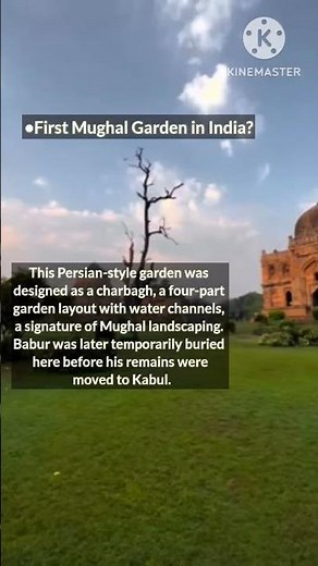 First Mughal Garden In India? #history#mughalgardens #upsc