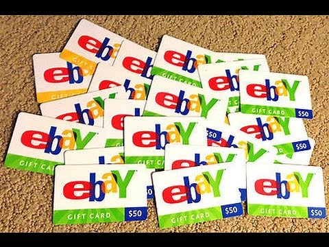 How to redeem a ebay Giftcard!