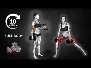 10 Min Standing Dumbbell Routine for Full Body Strength & Fat Burn