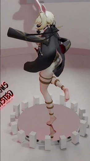 Evelyn Chevalier ZZZ【BlenderMMD】 #zenlesszonezero #waifu #mmd