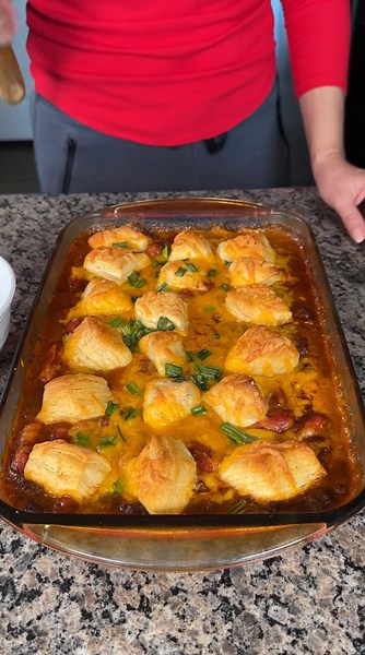 Chili dog casserole everyone keeps asking for