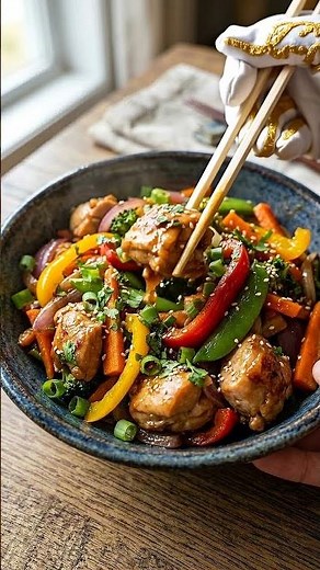 🍯 Sticky Sesame Chicken Stir-Fry
