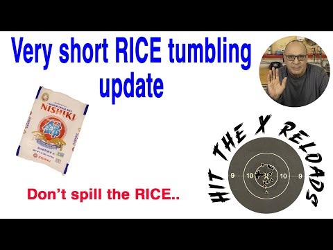 Rice tumbling update Don't spill it