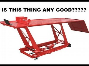 Harbor Freight Motorcycle Lift - 68892