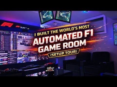 I Built the World’s Most Automated F1 Game Room (Setup Tour)