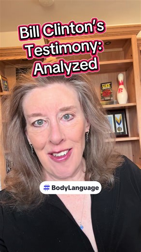 #bodylanguage reveals secrets in #billclinton’s testimony about #jeffreyepstein