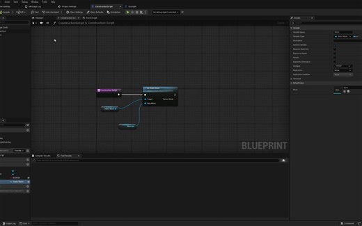 构造脚本（Construction Script）Unreal Engine 5教程