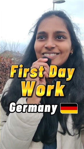 First day as Working Student🤩|Germany|Studentlife Minivlog #tamil #work #germany #dailylife #student
