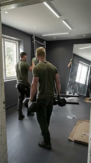From Wreckage to Perfectly Equipped Gym #transformation #homegym #fitnessmotivation