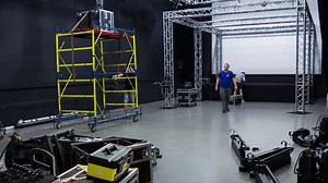 Shell holographic presentation behind the scene