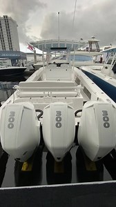 17K views · 1.5K reactions | Here’s a tour of the Fountain Boats 38’ Tournament Edition with triple V8 300’s. This model is built with the angler in mind and Fountain boats is well known for their high performance hulls. Get to the fish fast with this combo! - : Center Consoles Only - #goboldly #hearthedifference #fountainboats #flibs | Mercury Marine | Facebook