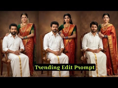 Instagram Trending Thevar Magan Style Couple Photo Editing AI Prompt | Trending Photo Editing
