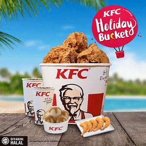 545K views · 2.8K reactions | The new KFC Holiday Bucket with Crispy Herb Prawns will definitely make your holidays extra special. Get it to share with your family and friends from only RM34.90 at your nearest KFC outlet today! | KFC | Facebook