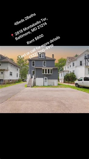 Renovated 4-Bedroom Home for Rent in Baltimore