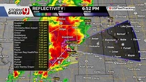 8.4K views · 82 reactions | 6:52 PM Update: Tornado Warning continues for Caddo and Grady counties. This area of rotation is moving east around 35 mph. Gusts to 80 and up to baseball size hail is also possible. here's the latest track. #okwx | David Payne | Facebook