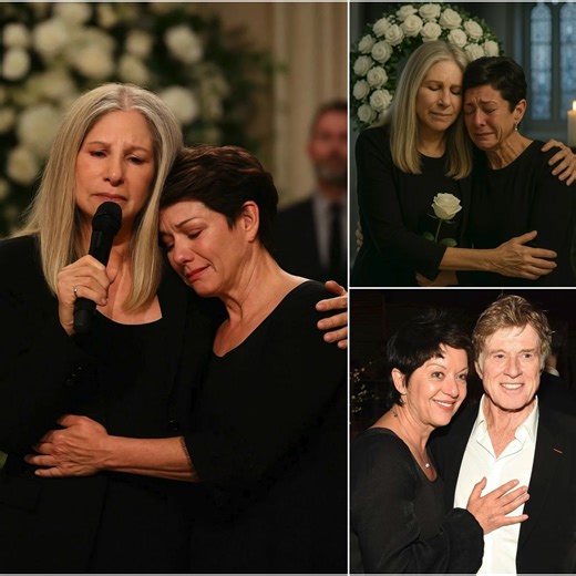 When Barbra Streisand arrived quietly at the private memorial service in New York, no one expected the legendary singer to turn the moment into something unforgettable. As Sibylle Szaggars, Robert Redford’s widow, sat in the front row, trembling with grief, Barbra approached — not as a superstar, but as a lifelong friend who understood loss through music. ▶️ WATCH THE VIDEO: https://radiantmoon.net/posts/song-goodbye-barbra-unforgettable-tribute-robert-redford-bon-ynhi123-sslp Placing one arm ge