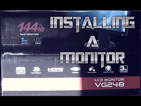 Installing Asus monitor VG248