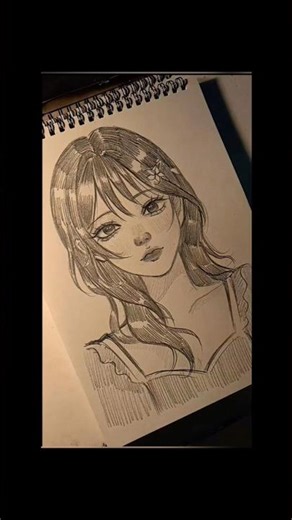 10 Aesthetic Anime Girl Tutorial Ideas | Beautiful Anime Sketch Shorts | Trending 2025 | shortfeed