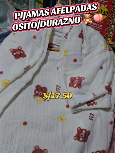 PIJAMAS AFELPADAS OSITO/DURAZNO 🍑🧸 🙋🏻🙋🏻Hola somos Grupo Tokio Importaciones Traemos las mejores ofertas, con precios de locuraaaaa 🫨🫨💰💵‼️ 📍 Ubicanos en el Jr. Lambayeque N°1081 JULIACA (casi llegando al Jr maestro) 🕒 Horario de atención: 👉🏻 De lunes a Domingo de 8:00 am a 8:00pm Te esperamos‼️ ✨ Síguenos para que no te pierdas de estaa y más ofertas 🥳🥳
