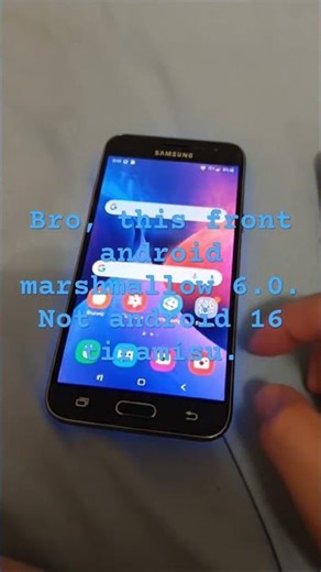 That’s an old phone that does not run android 16