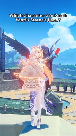 Which Characters Can Reach Venti's Statue's Hand In Genshin Impact