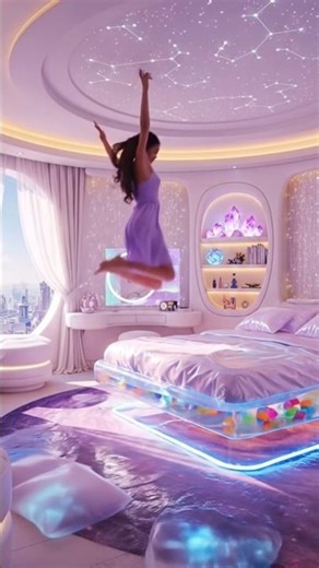 Dreamy Galaxy Bedroom ASMR Room Tour ✨#shorts