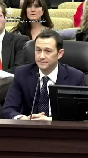 Actor Joseph Gordon-Levitt spoke at the Utah Capitol Tuesday in support of a bill that would require AI companies to implement plans to protect children and the rest of the public. “I’m a dad, that’s why I’m here today,” he told lawmakers. | CBS News