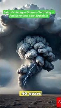 Saturn’s Hexagon Storm Is Terrifying — And Scientists Can’t Explain It 🪐⚡”