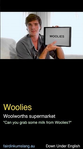 What is "Woolies" in Australia? 🇦🇺 #AussieSlang