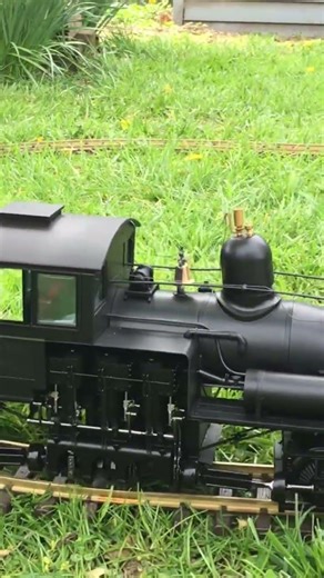 G scale shay getting ready to make a garden layout #train #gardentrains #modeltrains #gardenrailway