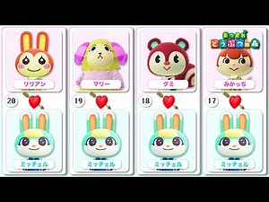 [Animal Crossing] New character appears! Ranking of girls who are likely to be good couples with ...
