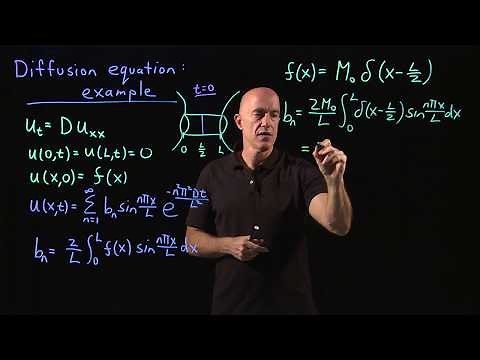 Diffusion equation (example) | Lecture 56 | Differential Equations for Engineers