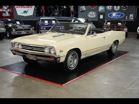 1967 CHEVROLET CHEVELLE SS 396 CONVERTIBLE NUMBERS MATCHING