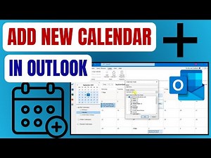 How To Add New Calendar In Outlook #outlook #outlooktips