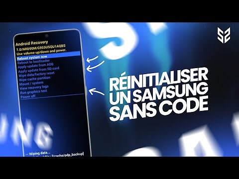 Comment réinitialiser un Samsung sans le code facilement en 2022